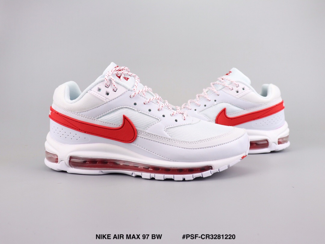 2019 Men Nike Air Max 97 BW Flywire White Red Shoes